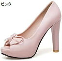 【20%OFFクーポン〜】痛くない レディース ハイヒール パンプス 甲浅 11cmヒール 歩きやすい 大きいサイズ 小さいサイズ 冠婚葬祭 結婚式 二次会 パーティー ホワイト 白 太ヒール ストーム 厚底 パンプス 安定感 低反発 美脚 疲れにくい(4)