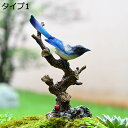 【20%OFFクーポン】とり置物 おしゃれ オブジェ カワセミ 鳥ガーデンオーナメント 2羽 雑貨 とりの置物 F オブジェ 1羽 可愛い 縁起物 リアル 部屋装飾品 タイプ オーナメント ガーデニング 雑貨 ガーデン 工芸品 ガーデニング インテリア 心癒し