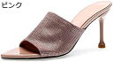 【20%OFFクーポン~】サンダル ミュール オープントゥ ピンヒール 8cm ヒール 美脚 キラキラ ビジュー レディース ハイヒール つっかけ ラインストーン 疲れにくい ミュール オフィス スリッパサンダル 柔らかい 履きやすい ミュールサンダル