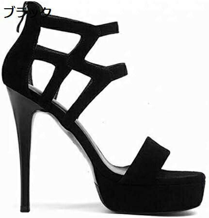 【20%OFFクーポン〜】オープントゥ パンプス キャバ 厚底 ハイヒール サンダル ヒール11cm ピンヒール サンダル 痛くない ストラップ ジッパー 結婚式 謝恩会 フォーマルサンダル パーティー 発表会 ブーツサンダル 披露宴 カジュアル 美脚
