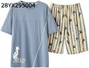 【20%OFFクーポン~】パジャマ メンズ 綿 半袖 夏 プルオーバー ルームウェア 男の子 部屋着 半ズボン 上下 2点セット アウター 薄手 肌触り 可愛い M~3XL うさぎ 速乾 おしゃれ 学生 通気性 柔らかい カジュアル ゆったり