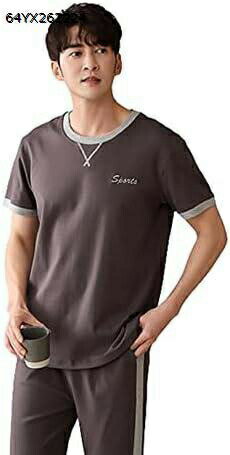 【20%OFFクーポン〜】メンズ パジャマ 夏 半袖 ロングズボン 綿 ルームウェア 男の子 ホームウエア 薄..