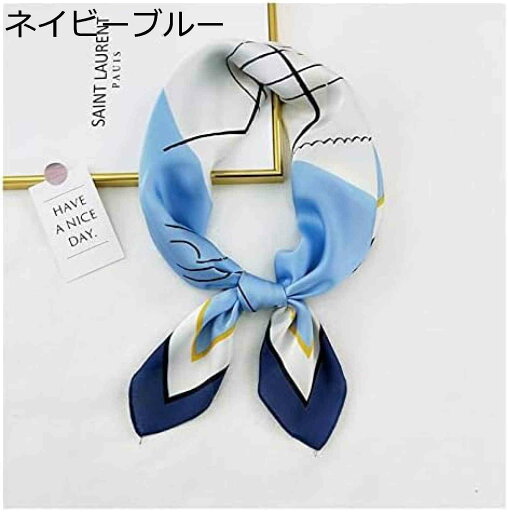 【20%OFFクーポン〜】2021女性多機能ポリエステルスカーフ抽象的な線プリントカジュアルサテン小さなスクエア包装ヘッドスカーフハイジャブ70x70cm (Color : Navy Blue) 【20%OFFクーポン〜】2021女性多機能ポリエステルスカーフ抽象的な線プリントカジュアルサテン小さなスクエア包装ヘッドスカーフハイジャブ70x70cm (Color : Navy Blue)