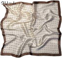 【20%OFFクーポン〜】スカーフ 100% ネッカチーフ 正方形 70cm vintage 縞模様 おしゃれ カジュアル リボンスカーフ ヘアバンド 髪飾り ...
