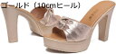 【20%OFFクーポン~】レディース ミュール 10cm ヒール サンダル オープントゥ ストーム付き 太ヒール 美脚 パーティー サンダル ハイヒールミュール 厚底 結婚式 キャバ おでかけ 厚底サンダル 前開き つっかけ カジュアル 歩きやすい