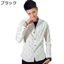 【20%OFFクーポン】カジュアルシャツ 長袖シャツ メンズ 春秋 薄手 もっちり生地 ゆったり 日系 ファッション シンプル かっこいい プリントシャツ ワイシャツ アウター 着回し お出かけ 通学 通勤 旅行 大きいサイズ