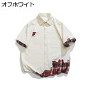 【20%OFFクーポン】半袖シャツ メンズ カジュアルシャツ ワイシャツ 春夏 綿 開襟 五分袖 日系 通気吸湿 耐久性 ゆったり 肌に優しい おしゃれ かっこ...