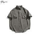 【20%OFFクーポン】半袖シャツ メンズ カジュアルシャツ 春夏 開襟 綿 チェック柄 五分袖 通気性 ゆったり 肌触り おしゃれ 格子柄 かっこいい ストリート 普段着 メンズトップス 上着 夏服 ワークウェア 通勤通学