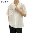 【20%OFFクーポン】半袖 シャツ メンズ 夏服 上着 トップス 日系 薄手 五分袖 開襟 ポケット付き 通気速乾 柔らかい かっこいい ゆったり おしゃれ カジュアル ストリート 部屋着 普段着 ワイシャツ 通勤通学