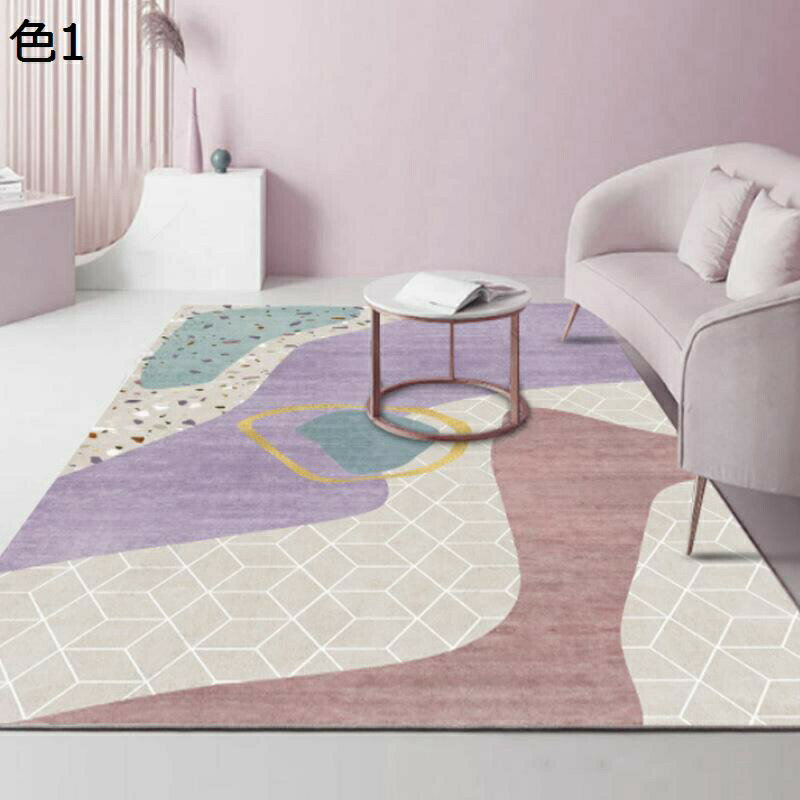 【20%OFFクーポン】ラグ ラグマット 洗える 北欧 200×300cm おしゃれ 防滑 冷房対応 ホットカーペット対応 室内用 リビング 居間 カーペット rafh-108