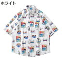 【20%OFFクーポン】アロハシャツ メンズ ハワイ風 ゆったり 半袖 総柄 夏服 薄手 カジュアル ビーチシャツ 大きいサイズ トロピカル 海水浴 男女兼用 半袖シャツ 花柄シャツ 開襟シャツ おしゃれ ugQ-697 ブラック ホワイト ブルー M~3L
