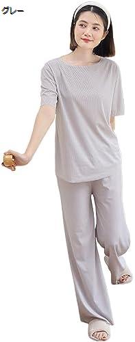 【20%OFFクーポン〜】ルームウェア パジャマ レディース 夏 半袖 部屋着 上下セット 寝巻き 便利服 おしゃれ 冷感 通気性 ゆったり 肌に優しい 着?せ 2点セット 心地よい ナイトウェア 春?夏?秋 【20%OFFクーポン〜】ルームウェア パジャマ レディース 夏 半袖 部屋着 上下セット 寝巻き 便利服 おしゃれ 冷感 通気性 ゆったり 肌に優しい 着?せ 2点セット 心地よい ナイトウェア 春?夏?秋