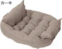 【20%OFFクーポン〜】ペットベッド 犬ベッド 猫ベッド フレンチ?ブルドッグ コーギー 秋冬 ふわふわ 2Way ペットマット 大きいサイズ 小型犬 中型犬...