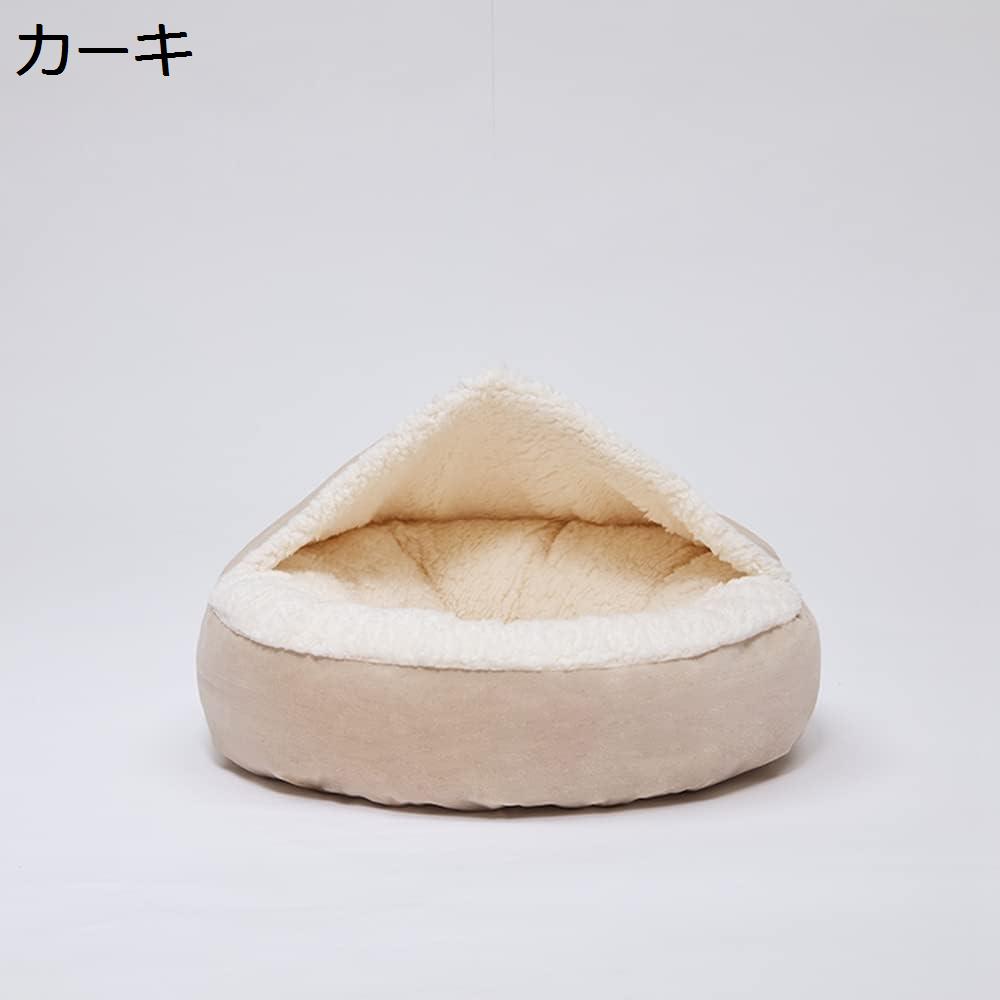 ペットベッド　猫ベッド　猫ハウス　ドーム型　秋冬　犬ベッド　ペットハウス　2WAY　ペットソファー　ふわふわ　もこもこ　保温防寒　柔らかい　暖かい　キャットハウス　可愛い　ペット用寝袋　寒さ対策　小型犬　中型犬　休憩所　ペット用品　L-（15KG内）　ブルー