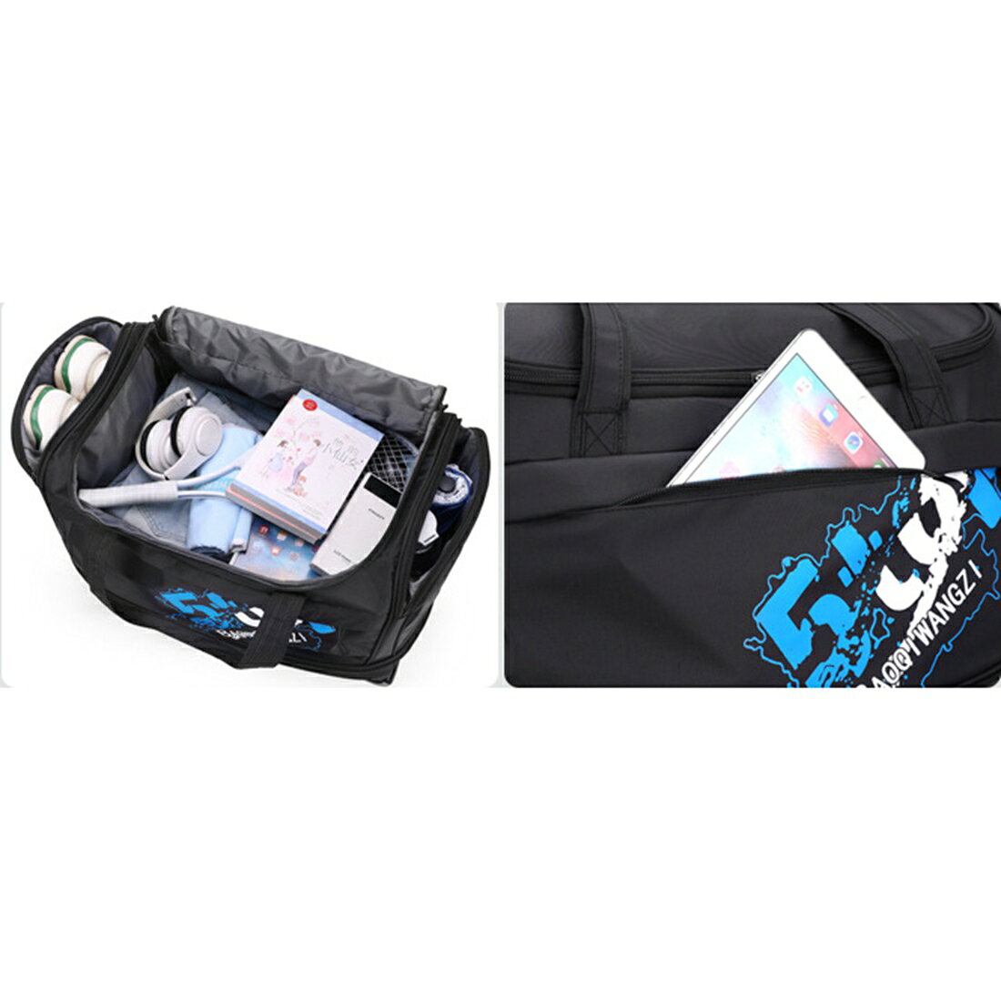 【20%OFFクーポン〜】ボストンキャリー 2way キャスターバッグ 100L キャリーバッグ 折りたたみ 大容量 3輪 撥水加工 トロリーバッグ メンズ レディース 旅行 合宿 出張 旅行バッグ スーツケース yokos-shop-10003542 Yokos サンプル画像3