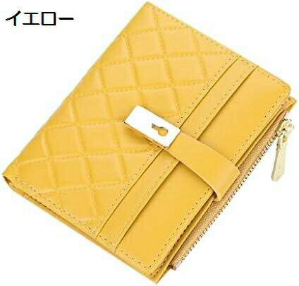 【20%OFFクーポン】財布 カード収納多い ファスナー ボタン チェック ミニ財布 二つ折り財布 ミニウォレット レディース 短財布 かわいい おしゃれ 使いやすい 小銭入れ 軽量 コンパクト