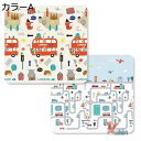 【20%OFFクーポン】プレイマット 折り畳み 両面使用可 厚手 軽量 滑り止め 防水防汚 防寒 弾力 クッションマット おしゃれ 可愛い 英文字認識 赤ちゃん...