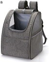 【20%OFFクーポン~】ペット用 キャリーバッグ 猫?小型犬用 キャリーバック 折り畳み式の犬用 猫用 きゃりーバッグ リュック 小型犬?小動物用 旅行/通院/災害避難に最適 ペット お出かけリュック バッグ 通気性 大容量 (B)