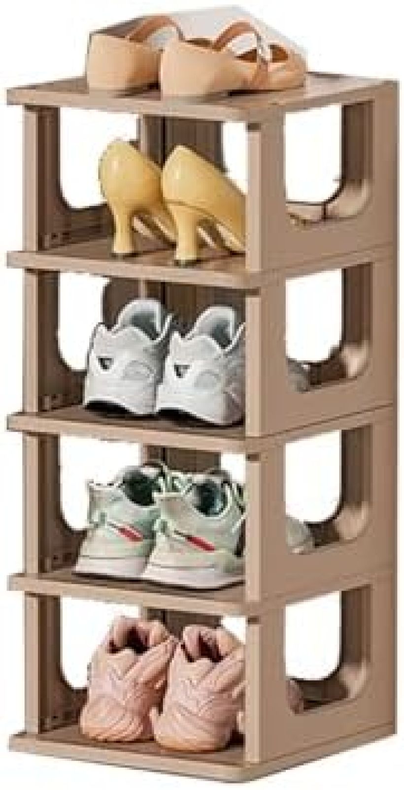 【20%OFFクーポン〜】シューズ ラック 靴箱 5段 スリム 靴収納 靴棚 省スペース 玄関収納 窄版靴棚 ス..