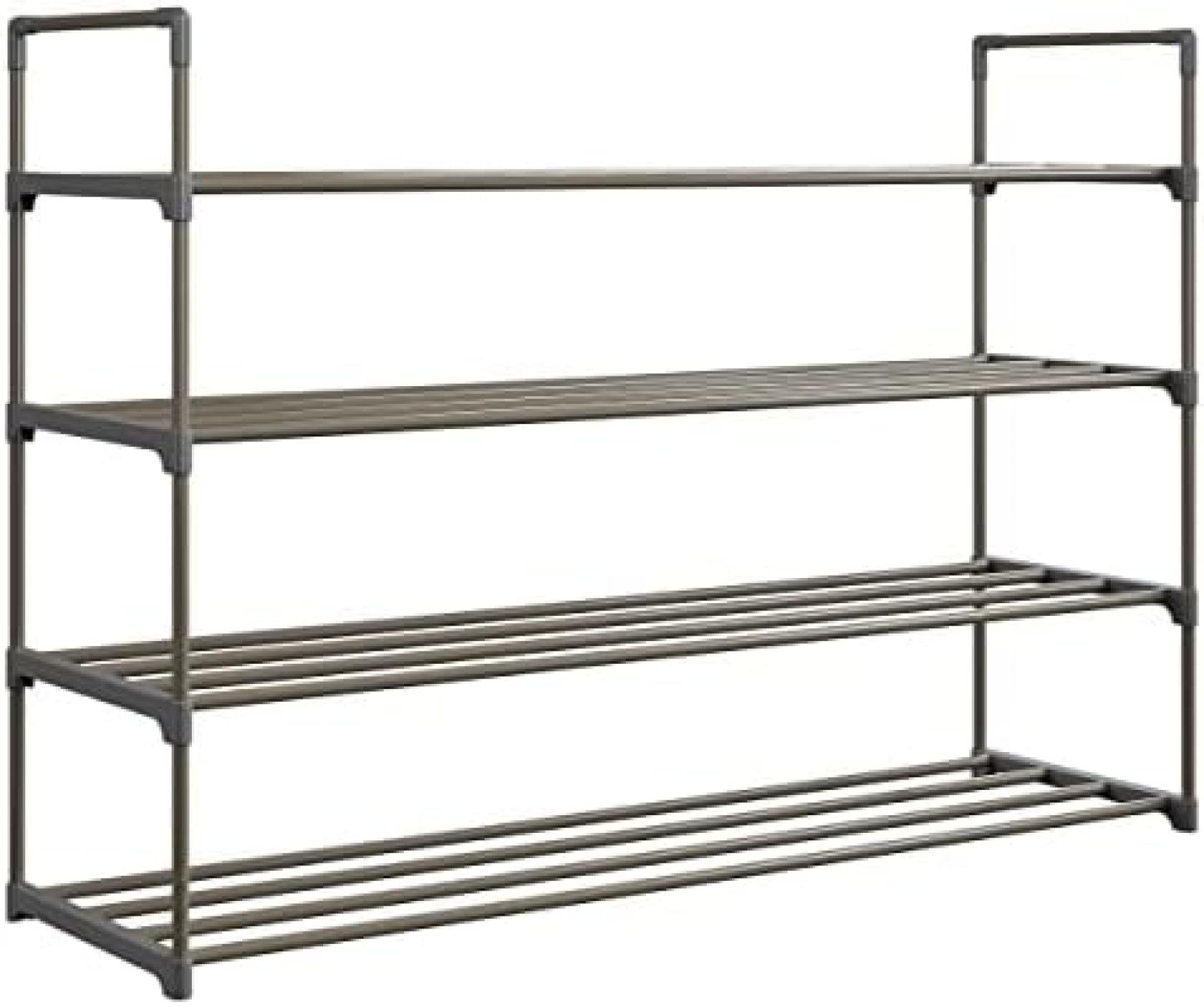 【20%OFFクーポン〜】シューズラック 4段 ベッドルーム用 玄関 廊下 クローゼット 省スペース 収納 整..