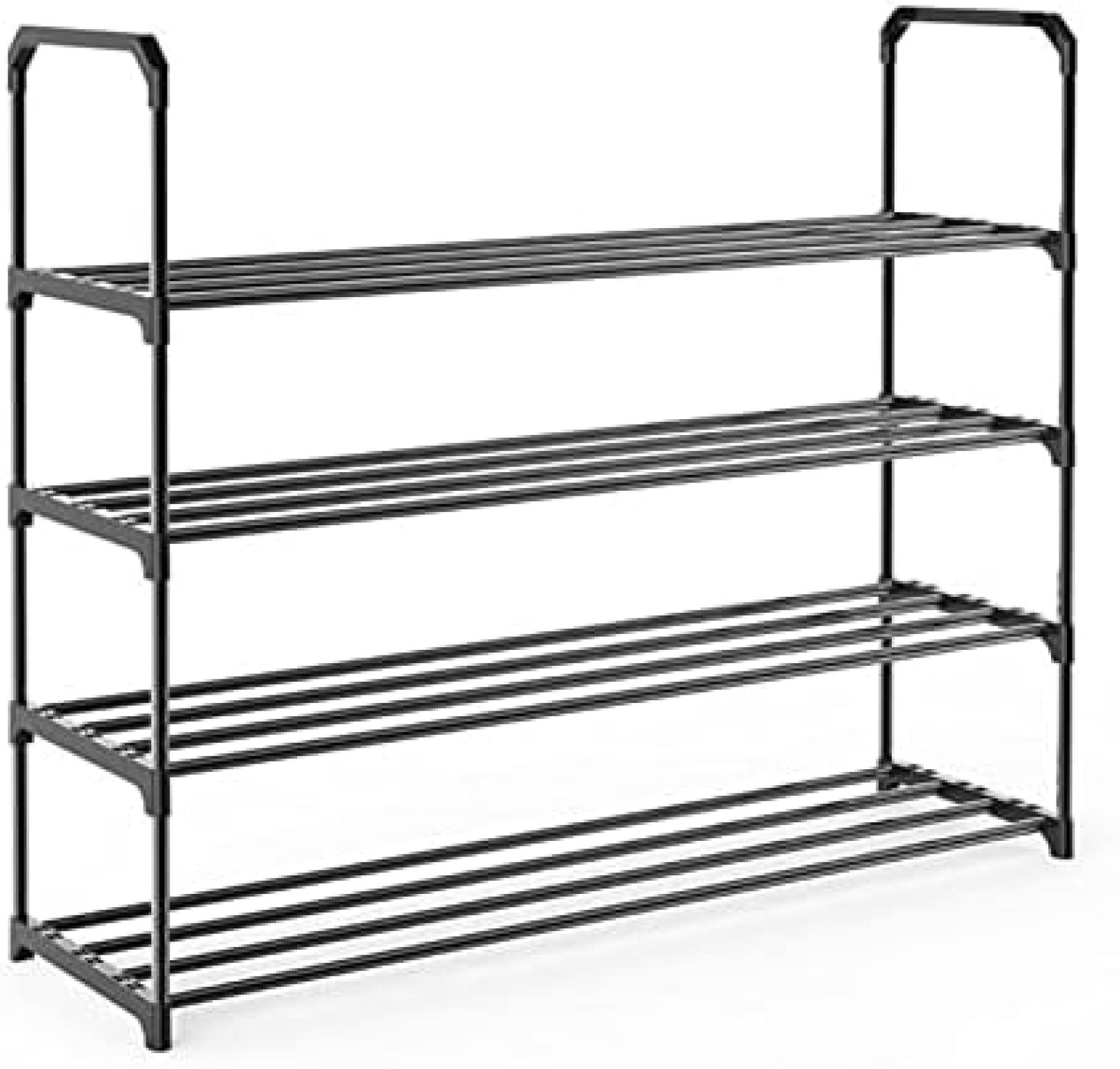 【20%OFFクーポン〜】単純な多層靴のラックアセンブリの靴のキャビネット強化鋼管枠の靴の棚省スペース..