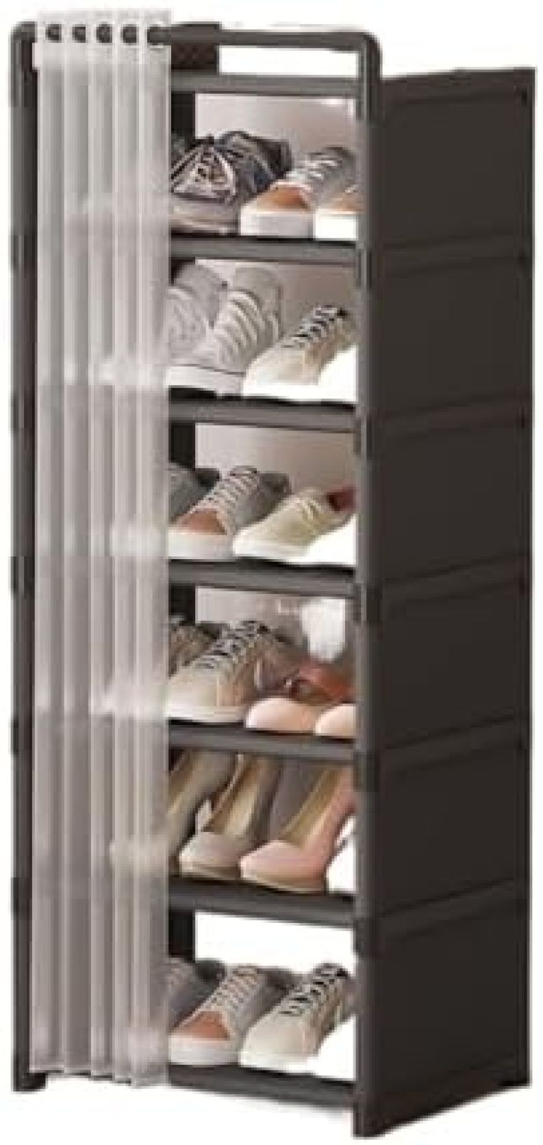 【20%OFFクーポン〜】シューズラック収納 靴ラックドア壁靴収納キャビネット寮の寝室に適した小さな狭..