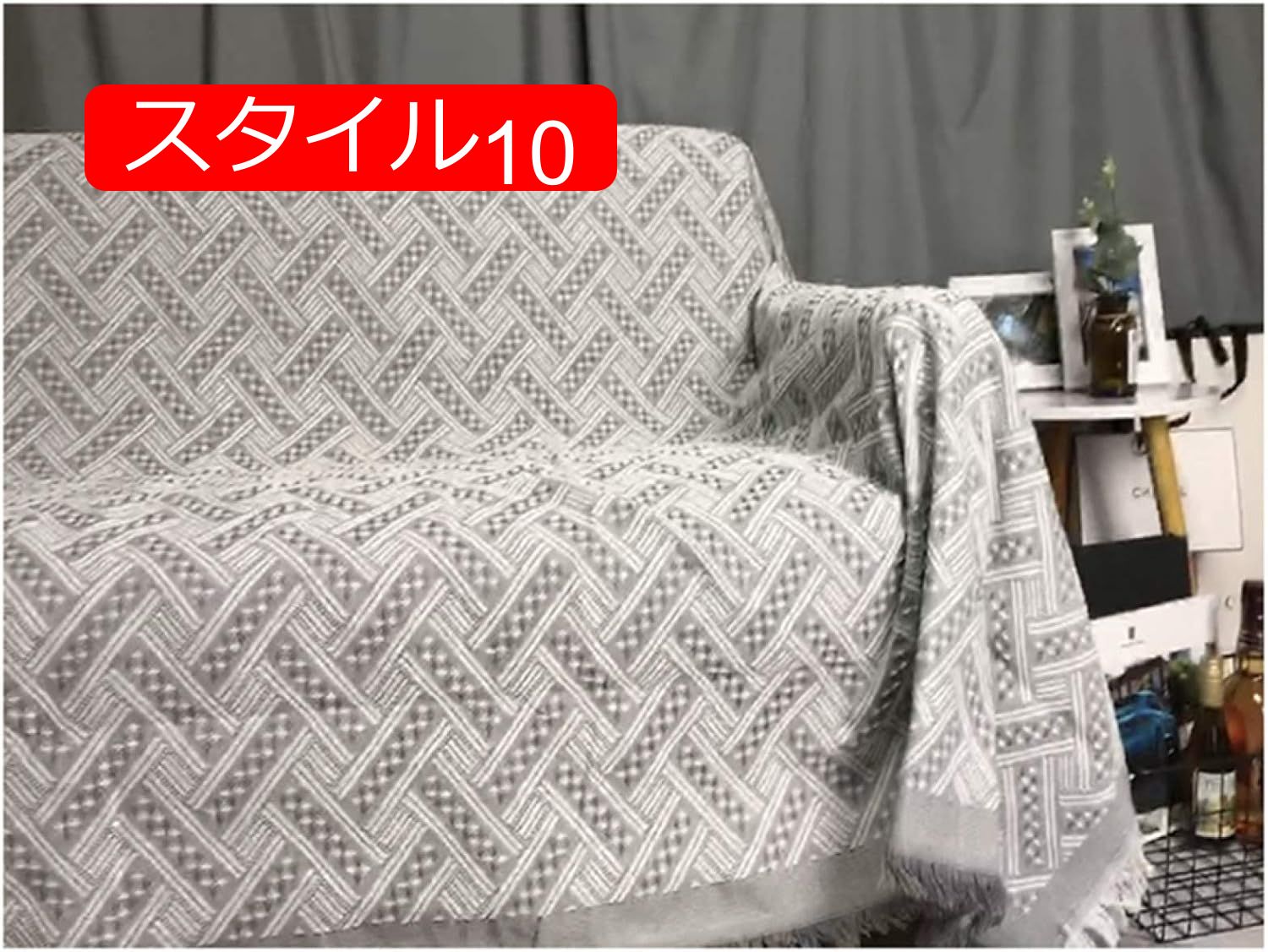 【20%OFFクーポン〜】マルチカバー 北欧 マルチカバー ソファー ソファーカバー マルチカバー 長方形 正方形 ソファー マルチカバー マルチカバー フリンジ マルチカバー 180*180cm 白色 大判 マルチクロス 西 [2]