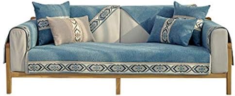 【20%OFFクーポン〜】ソファー保護 替えカバー カワイイ おしゃれ ブルー お部屋 リビング カウチベッド カバー 防塵 ソファーカバー マルチカバー 北欧 田舎風 森系 花柄 おしゃれ 四季適用 70*180 スプライス [2]