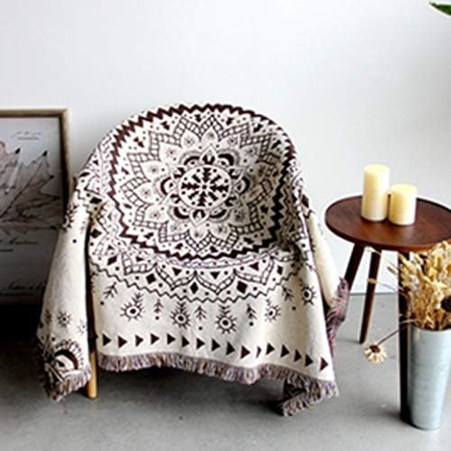 【20%OFFクーポン〜】フリンジ付き ソファーカバー ネイティブ柄 カラー 毛布 おしゃれ 多機能 四季通用 160*220cm エスニック カウチとも適用 カーペットとしても使える 水洗い 長方形 おしゃれ 北欧 プレゼン