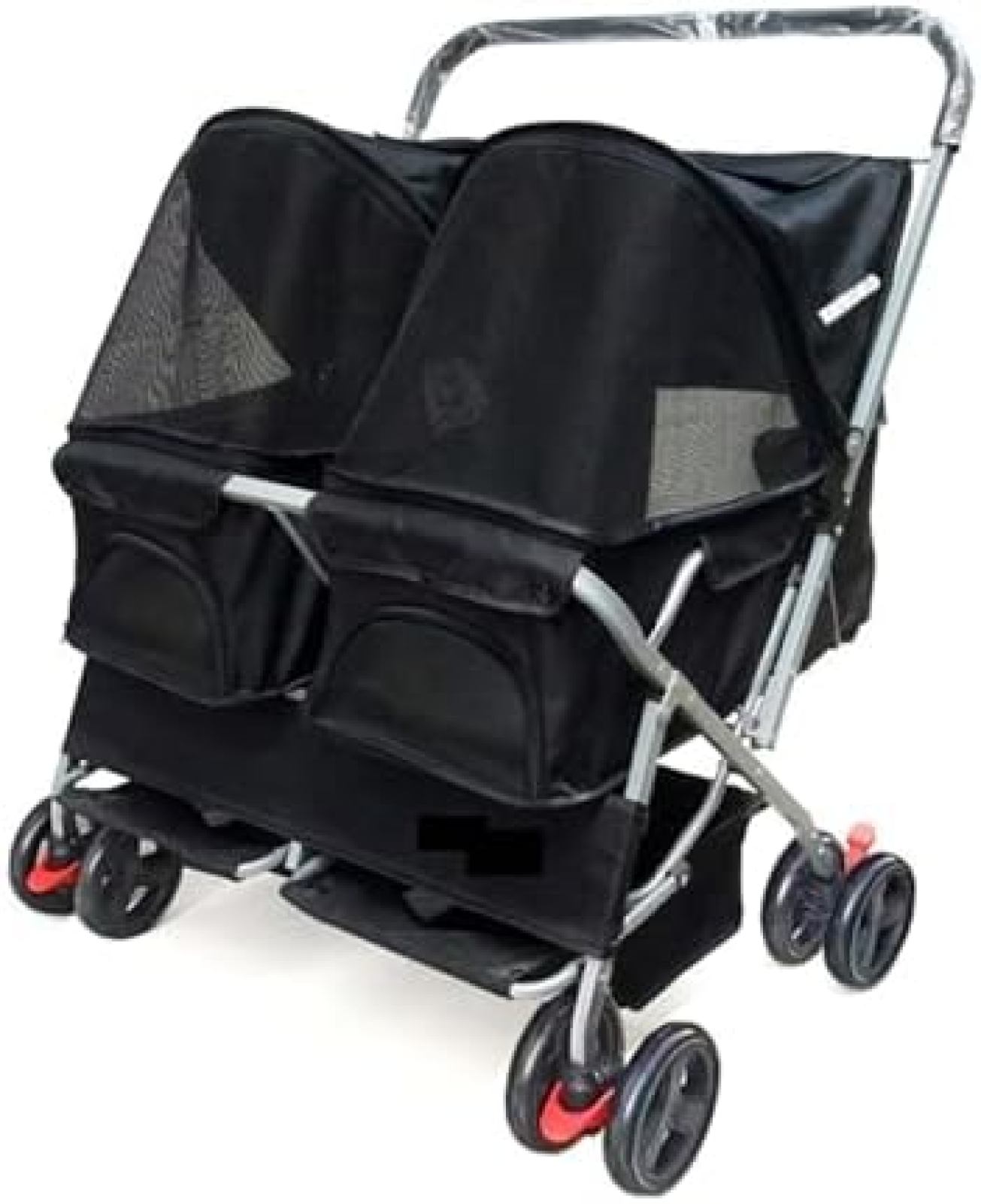 【20%OFFクーポン～】ペットカート ペット用ベビーカー 犬のベビーカー 猫のベビーカー 軽量ペットベビーカー 2人乗りペットカート、ポータブル折りたたみ式分解して洗えるカート、猫と犬の拡張ペットカー 旅行中の犬?猫のために