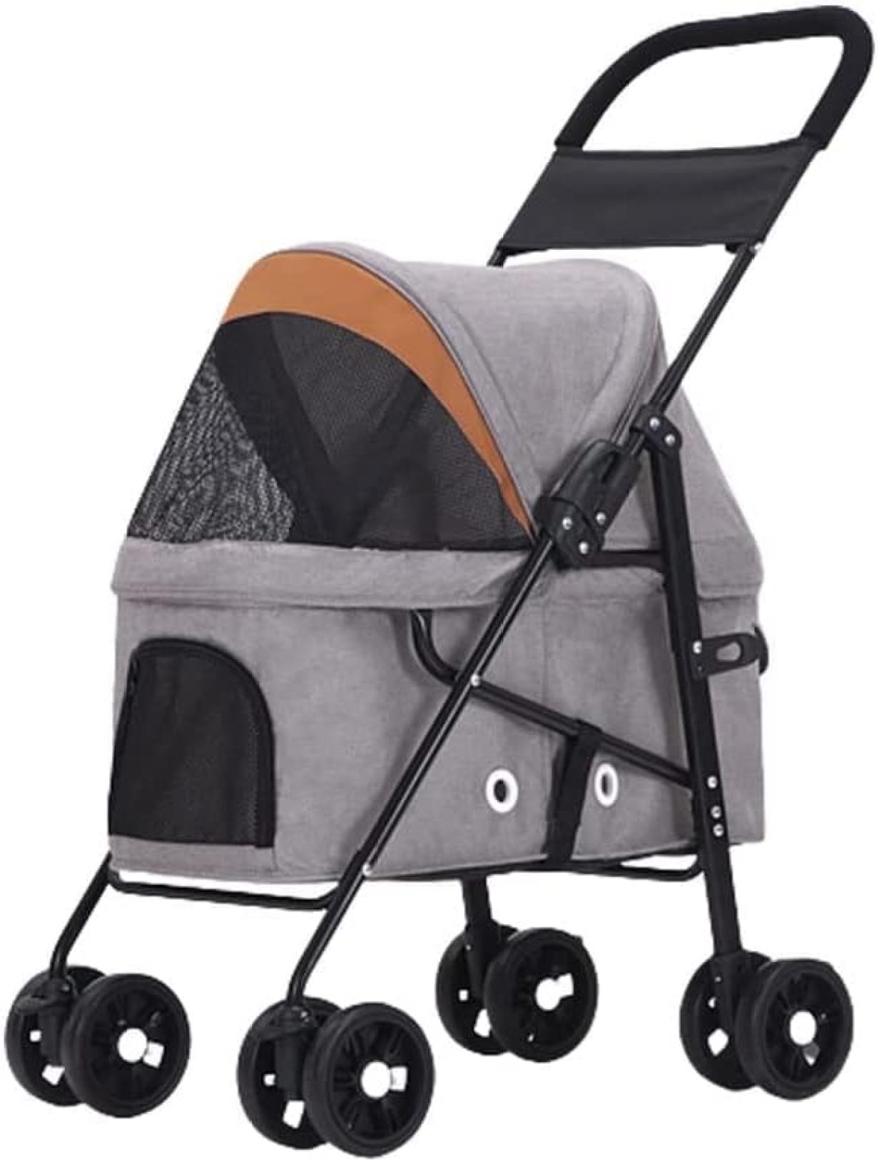 【20%OFFクーポン〜】ペットカート ベビーカー バギー 犬 猫 多頭 ペットベビーカー 散歩カート 子犬 犬用トロリー 折りたたみ式 猫 旅行 キャンプ 軽量犬用品 最大33ポンドまでのペットを収納可能)