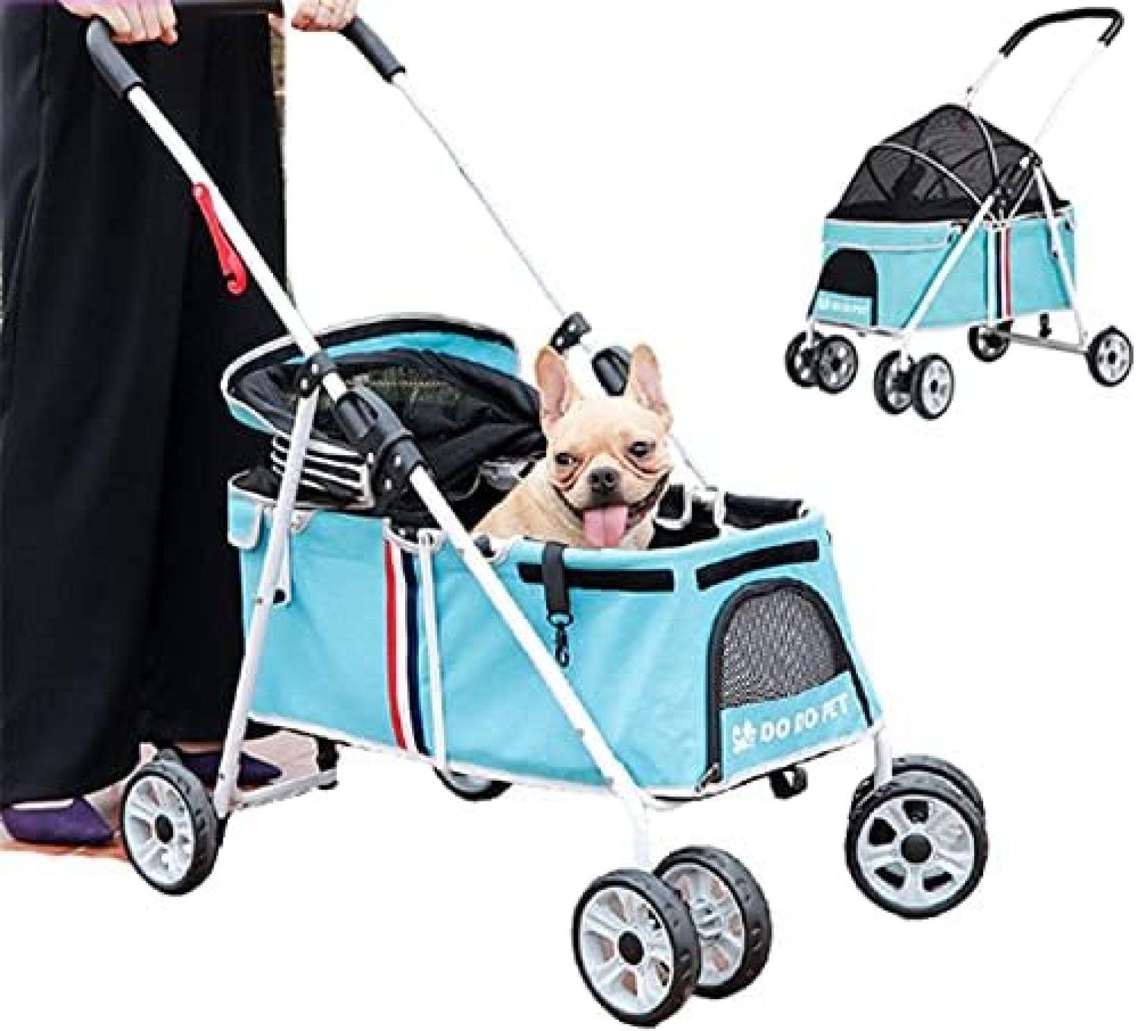 【20%OFFクーポン〜】ペットカート 犬用 キャリーカート 犬用ベビーカー ペットバギー 折りたたみ式 犬..