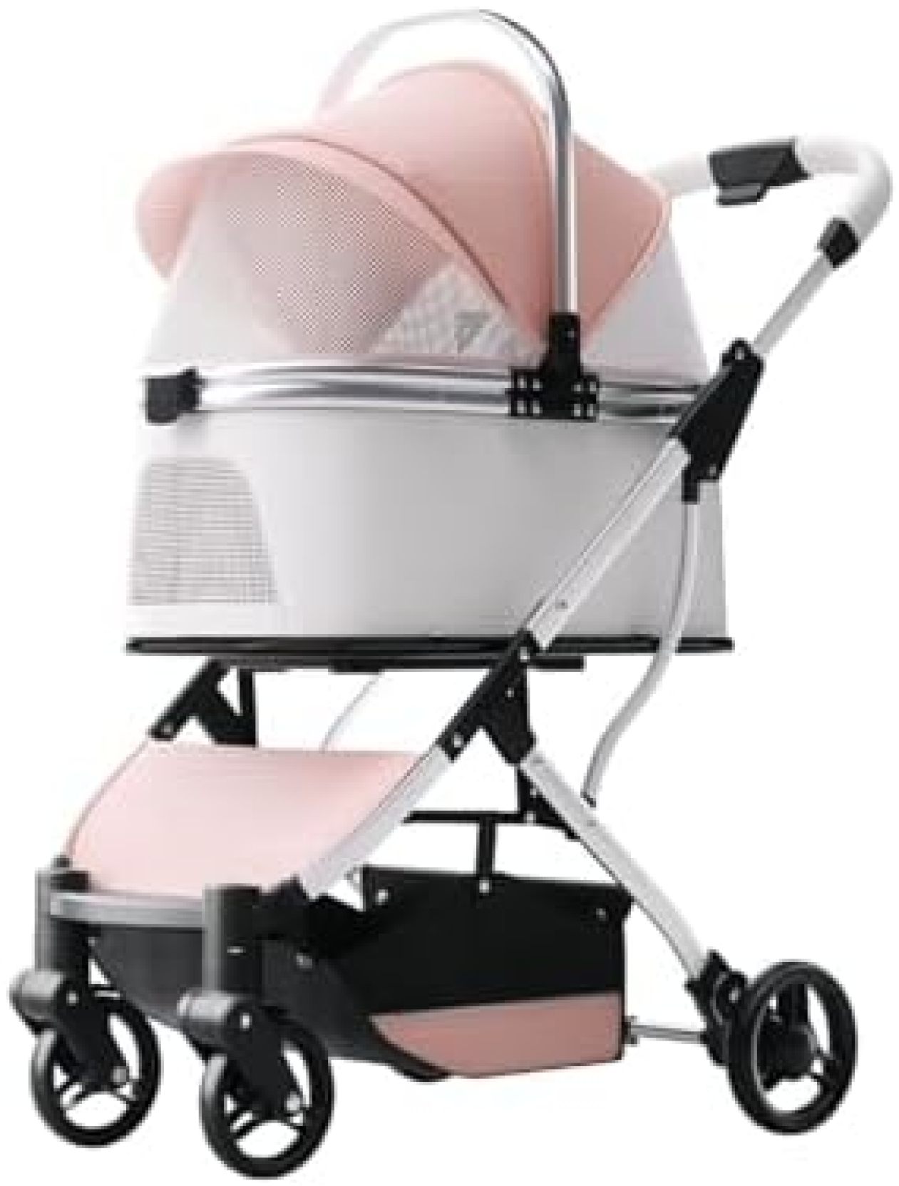 【20%OFFクーポン〜】ペットカート ベビーカー バギー 犬 猫 多頭 折り畳み式ペットカート分離可能なペ..