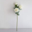【20%OFFクーポン】長い絹の造花は家の結婚式の装飾の配置美しい偽造花のための大きな白い花束をバラ
