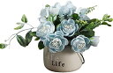 【20%OFFクーポン】人工観葉植物 光触媒 バラの造花 人工観葉植物 インテリア 飾り 撮影 プレゼント ギフト