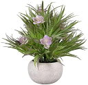 【20%OFFクーポン】人工植物春の草小さなクラブアップルボールパルプ鉢植え植物組み合わせデスクトップ人工鉢植えプラスチックフラワーグリーンプラント造花シミュレ...