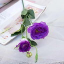 【20%OFFクーポン】6本 造花 花束 トルコ桔梗 グリーン フェイクフラワー インテリア 北欧風 アーティフィシャルフラワー リアル スタイリッシュ プレゼ...