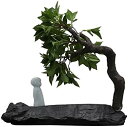 【20%OFFクーポン】人工盆栽 クリエイティブシミュレーションパインセラミックフィギュア工芸品Zen人工緑の植物の装飾リビングルーム研究ワインキャビネットソフ...