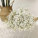 【20%OFFクーポン】かすみ草 造花 10本セット 90頭/本 霞草 春の花 おしゃれ お世話不要 ブーケ 枯れない花 アーティシャルフラワー 花束 人工観葉...