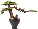 【20%OFFクーポン】人工観葉植物 人工盆栽の木の屋内装飾人工の木の砂利陶磁器の植木鉢の葉の葉の緑の偽の植物の鉢植えの植物 人工盆栽