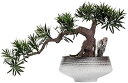 【20%OFFクーポン】人工観葉植物 シミュレーションポドカープスパイン偽物プラントホテルフロントデスク盆栽装飾Zenグリーンプラントインテリアデコレーション ...