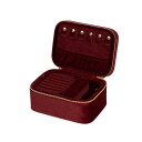 【20%OFFクーポン〜】ジュエリーボックス アクセサリーケース ジュエリー収納 宝石箱 ミニ 携帯用 おしゃれ コンパクト 持ち運び 小物入れ ピアス ネック...