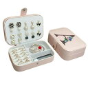 【20%OFFクーポン~】ジュエリーボックス アクセサリーケース ジュエリー収納 宝石箱 ミニ 携帯用 おしゃれ コンパクト 持ち運び 小物入れ ピアス ネックレス リング 指輪置き 女の子 女性用