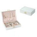 【20%OFFクーポン〜】ジュエリーボックス アクセサリーケース ジュエリー収納 宝石箱 大容量 鍵付き 引き出し おしゃれ 小物入れ ピアス ネックレス リング 指輪置き 女性用 女の子 記念日 プレゼント用(4)