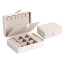 【20%OFFクーポン~】ジュエリーボックス アクセサリーケース ジュエリー収納 宝石箱 大容量 携帯用 おしゃれ コンパクト 持ち運び 小物入れ ピアス ネックレス リング 指輪置き 女性用 女の子 記念日 プレゼント用