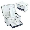 【20%OFFクーポン~】ジュエリーボックス アクセサリーケース 鏡付き ジュエリー収納 宝石箱 大容量 鍵付き 引き出し おしゃれ 小物入れ ネックレス ピアス リング 指輪置き 女の子 女性用