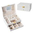 【20%OFFクーポン〜】ジュエリーボックス アクセサリーケース 鏡付き ジュエリー収納 宝石箱 大容量 鍵付き 引き出し おしゃれ 小物入れ ピアス ネックレ...