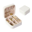 【20%OFFクーポン~】ジュエリーボックス アクセサリーケース ジュエリー収納 宝石箱 ミニ 携帯用 おしゃれ 持ち運び コンパクト 小物入れ ネックレス リング ピアス 指輪置き 女の子 女性用