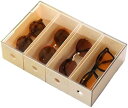 【20%OFFクーポン〜】メガネ収納ボックス 引き出し アクリル 眼鏡収納オーガナイザーボックス 透明アクリル 積み重ね サングラス 収納ケース 保管 ボックス...