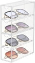 【20%OFFクーポン〜】サングラス収納ケース メガネ収納ボックス ジュエリー収納 小物アクセサリ収納整理 眼鏡ケース クスアクリルジュエリーボックス 化粧品ケ...